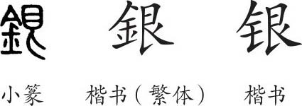 银 字义 银 字的字形演变 说文解字 银 说文解字 品诗文网